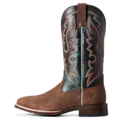 Ariat Barton Ultra Koyu Kahverengi Western Csizma Erkek (31284-482)